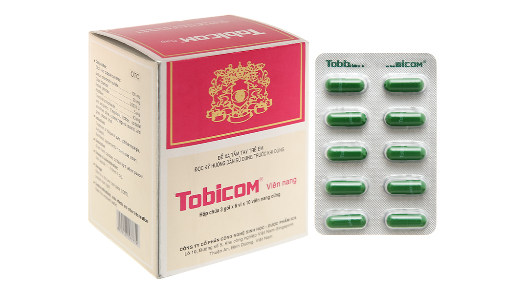 Công dụng của thuốc bổ mắt Tobicom
