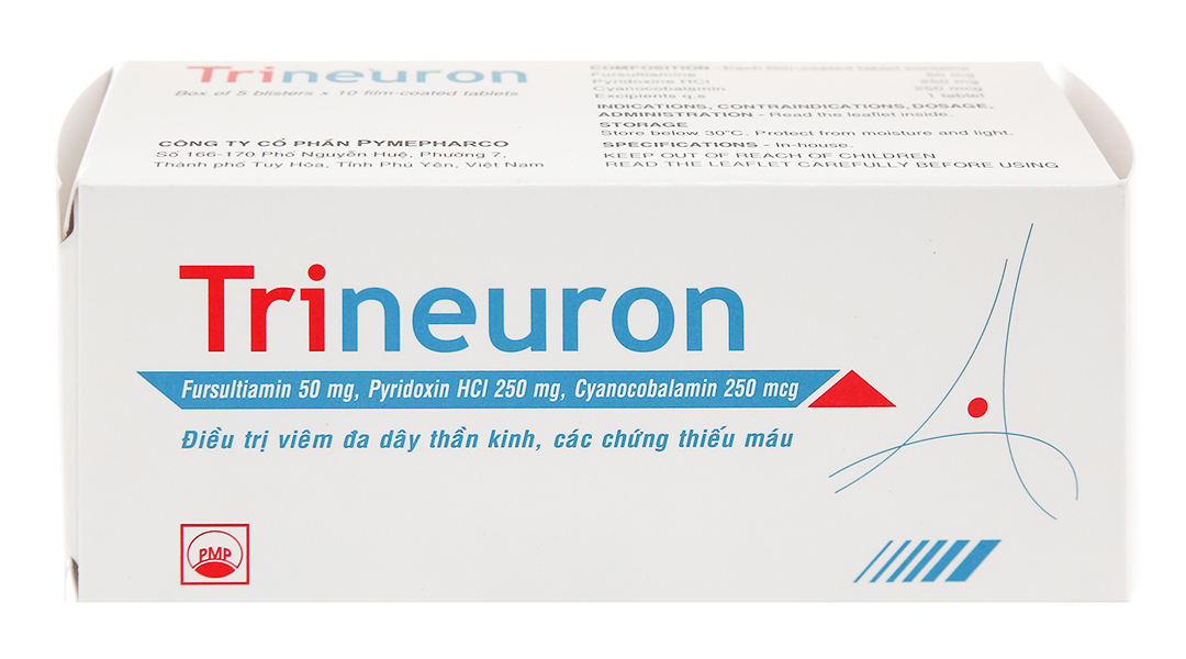 Trineuron bổ sung vitamin nhóm B