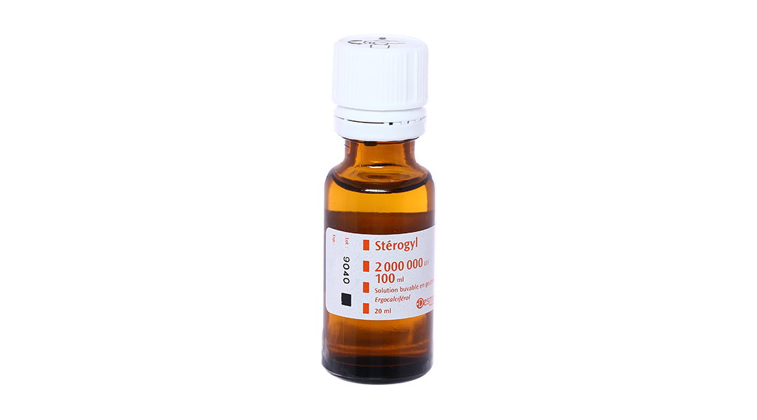 Dung dịch uống Stérogyl 2000000UI/100ml phòng và trị thiếu vitamin D