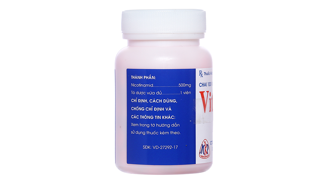 Giá thuốc Vitamin PP 500mg Mekophar là bao nhiêu?
