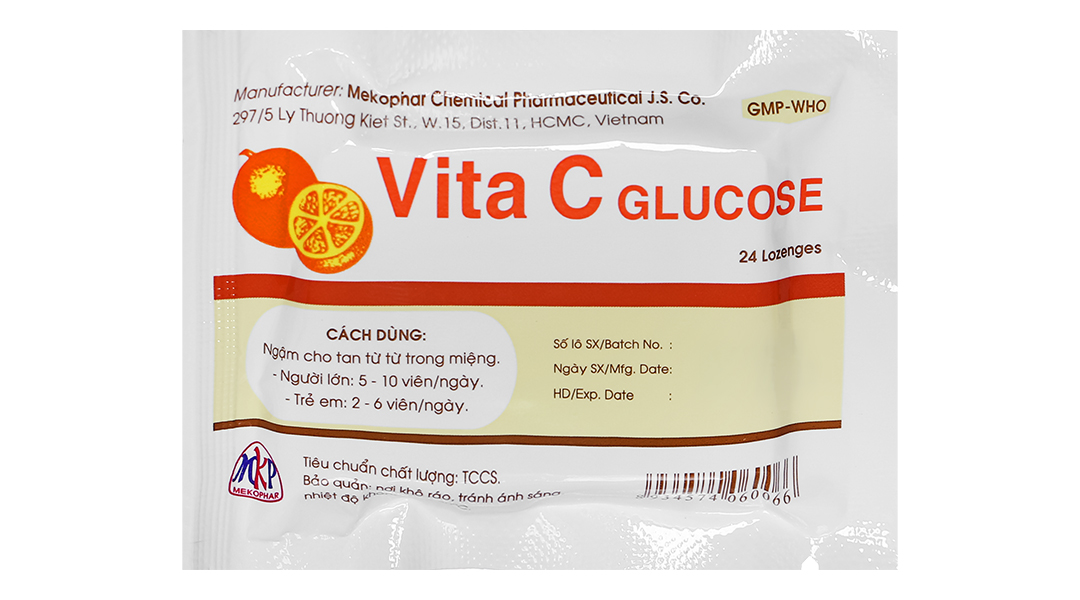 Vita C Glucose bổ sung vitamin C, tăng đề kháng