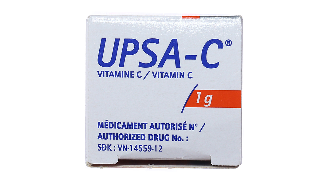 Viên sủi UPSA-C 1g trị thiếu hụt Vitamin C, cảm cúm, mệt mỏi tạm thời