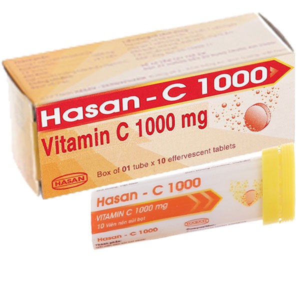 Hasan-C 1000 trị suy nhược tuýp 10 viên - 02/2025 | nhathuocankhang.com