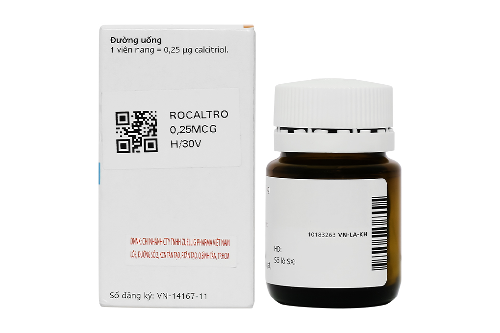 Rocaltrol 0.25mcg trị loãng xương, nhuyễn xương