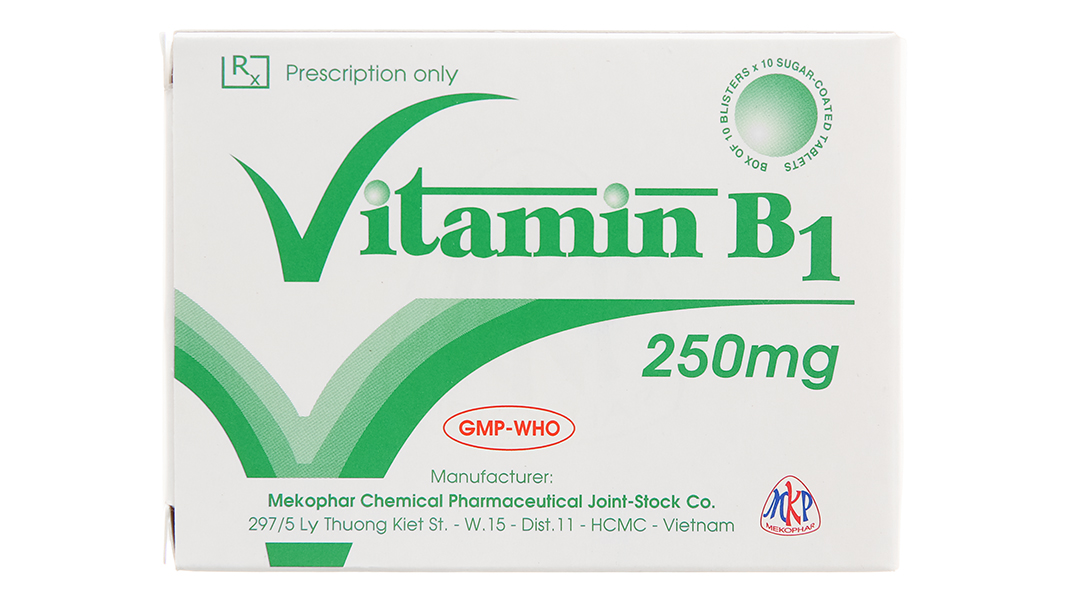 Viên vitamin b1 viên và giá trị trong chẩn đoán bệnh