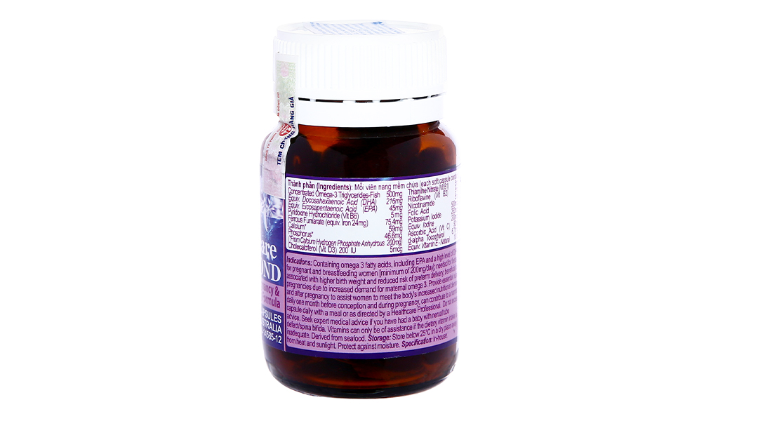Viên uống bổ sung canxi cho mẹ bầu Procare Canxi Nano Plus Vitamin D3 hộp 1