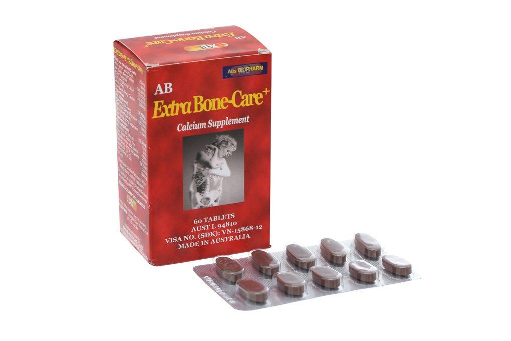 AB Extra Bone-Care+ bổ sung canxi, trị loãng xương