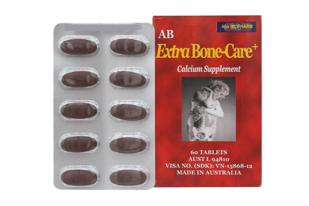 AB Extra Bone-Care+ bổ sung canxi, trị loãng xương