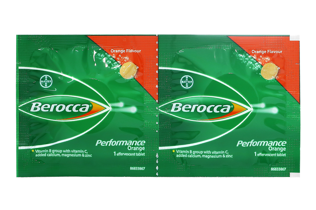 Viên nén sủi bọt Berocca Performance bổ sung vitamin, tăng đề kháng
