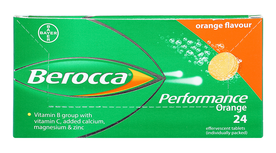 Viên nén sủi bọt Berocca Performance bổ sung vitamin, tăng đề kháng