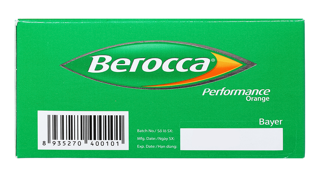 Viên nén sủi bọt Berocca Performance bổ sung vitamin, tăng đề kháng