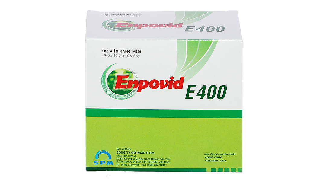 Enpovid E400 bổ sung vitamin E, ngừa lão hóa
