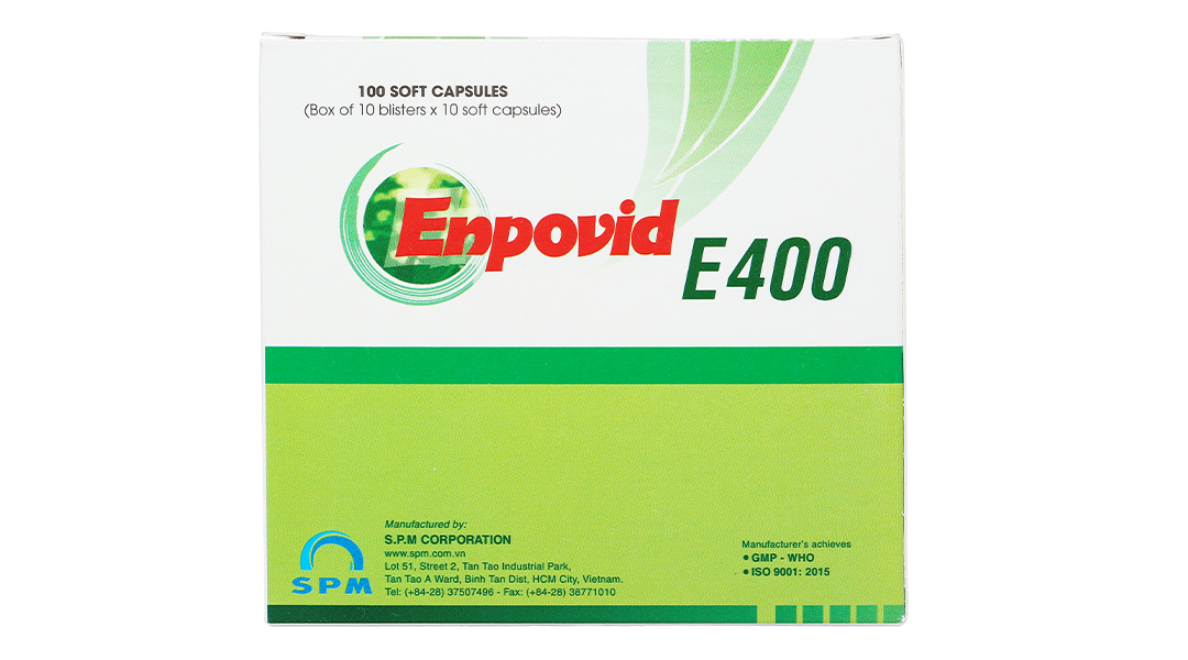 Enpovid E400 bổ sung vitamin E, ngừa lão hóa