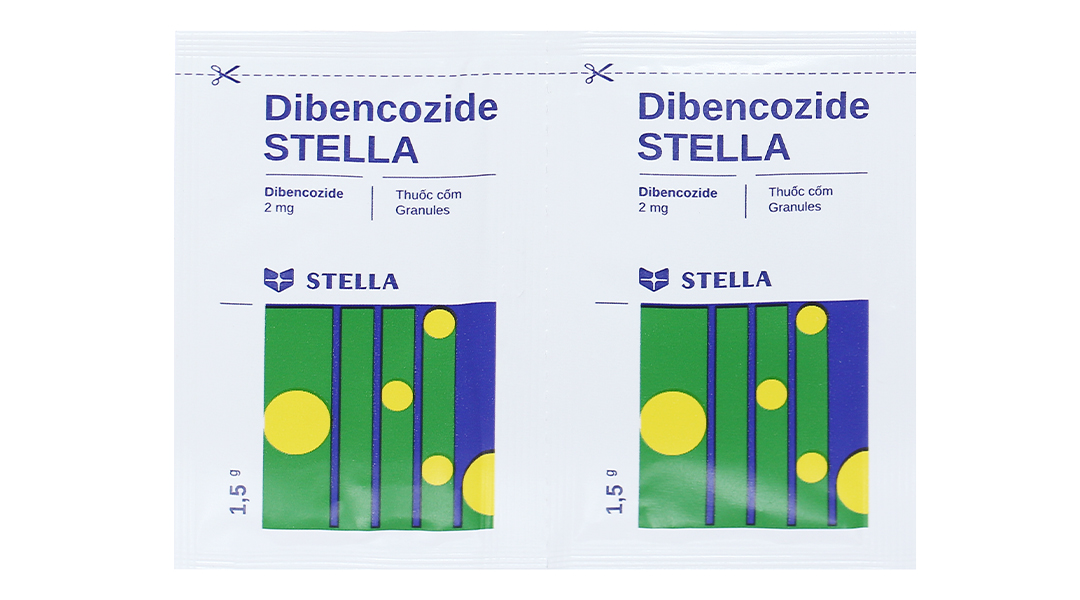 Thuốc cốm Dibencozide Stella 2mg trị suy nhược, chán ăn (10 gói x 1,5g)