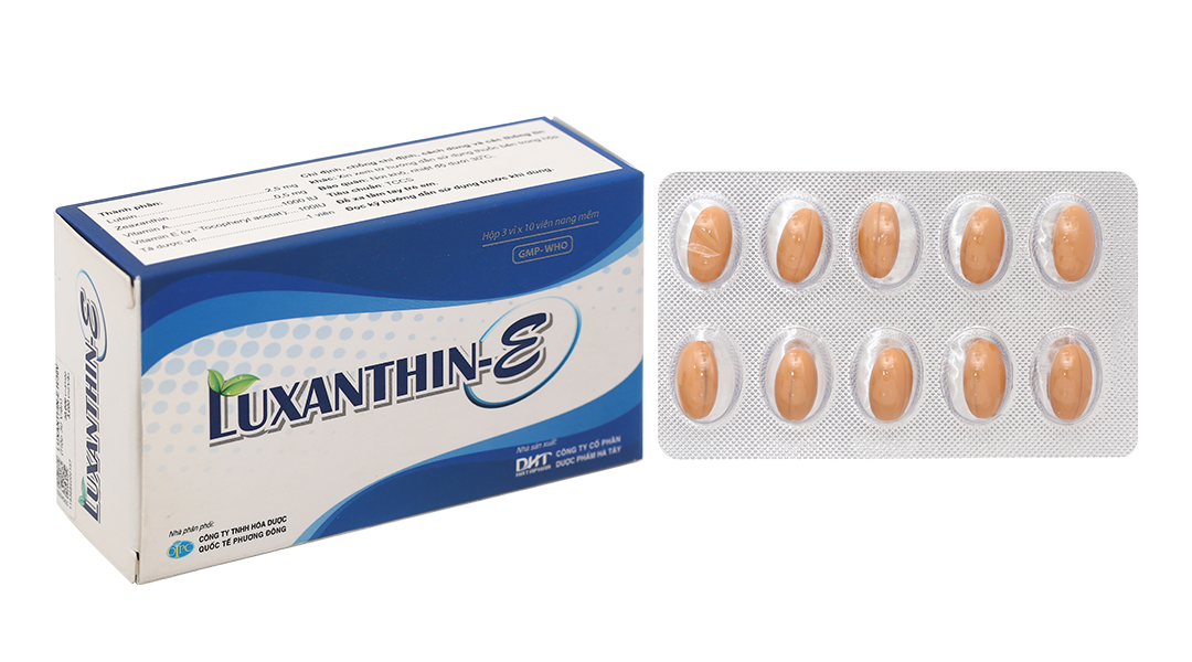 Luxanthin-E cải thiện thị lực, phòng các bệnh lý về mắt