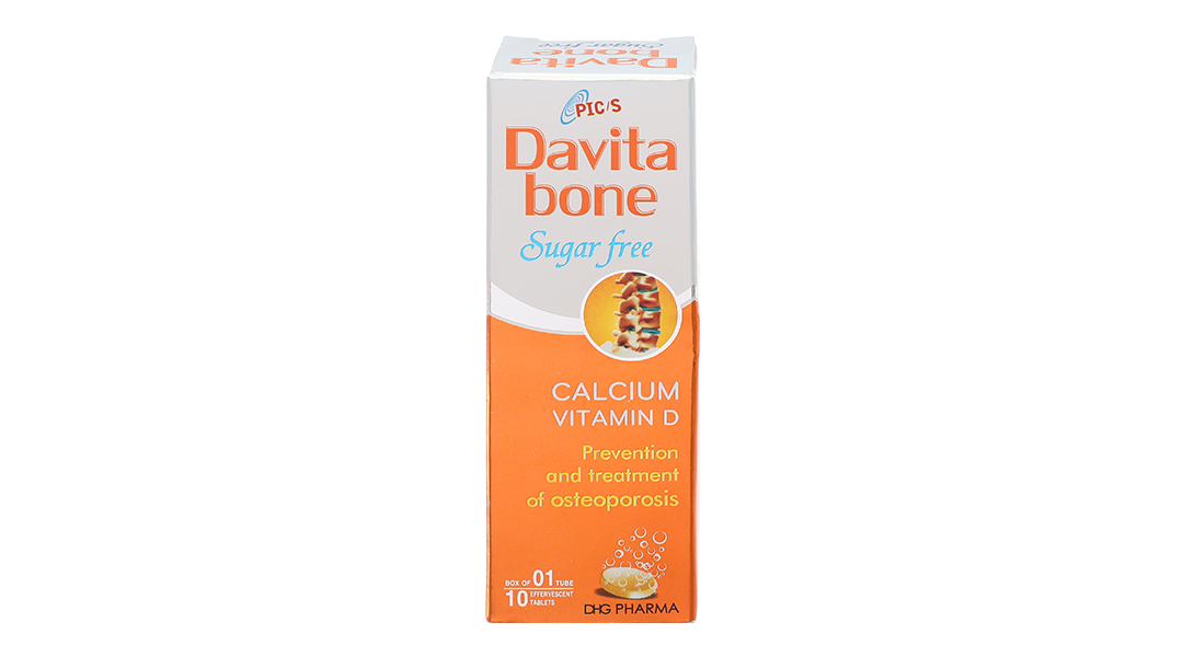 Davita Bone Sugar Free trị loãng xương, nhuyễn xương