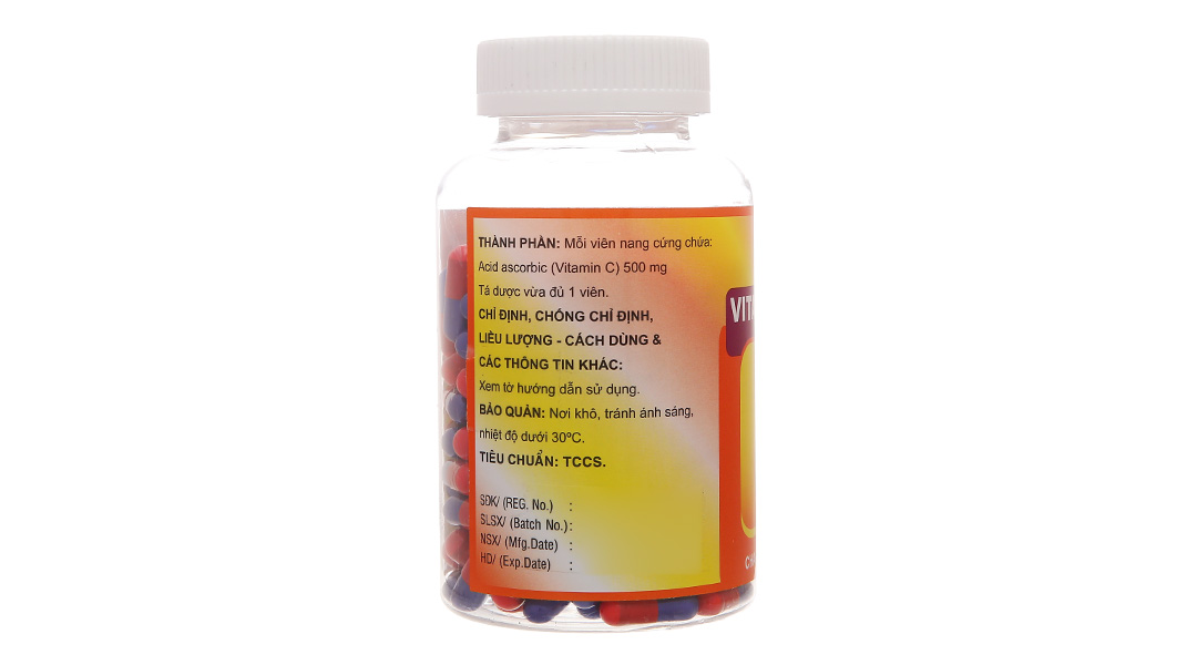 Vitamin C Enlie 500mg trị thiếu vitamin C
