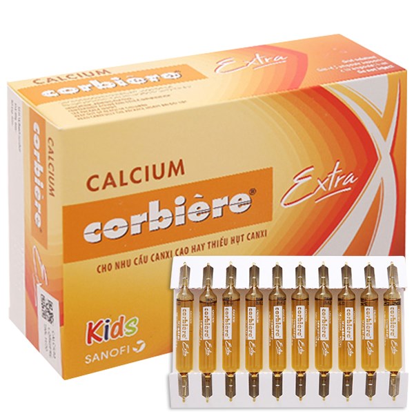 Dung dịch uống Calcium Corbière Extra bổ sung canxi, trị loãng xương