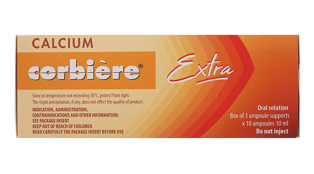 Dung dịch uống Calcium Corbière Extra trị loãng xương, còi xương