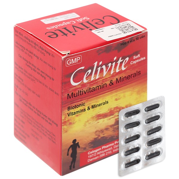 Celivite bổ sung vitamin và khoáng chất