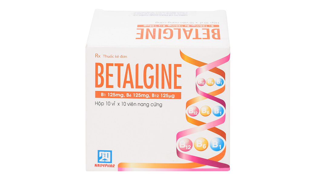 Betalgine trị thiếu vitamin B1, B6, B12