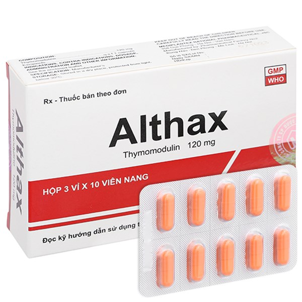 Althax 120mg hỗ trợ điều trị viêm mũi dị ứng, nhiễm khuẩn hô hấp (3 vỉ ...