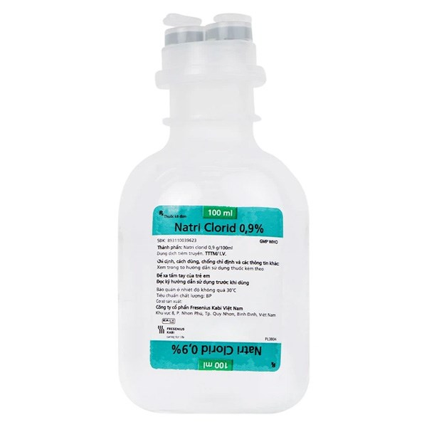 Dịch truyền Natri Clorid 0,9% Fresenius Kabi bổ sung muối và nước