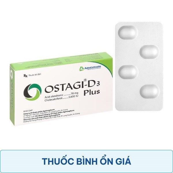 Ostagi-D3 Plus ngăn ngừa và điều trị loãng xương