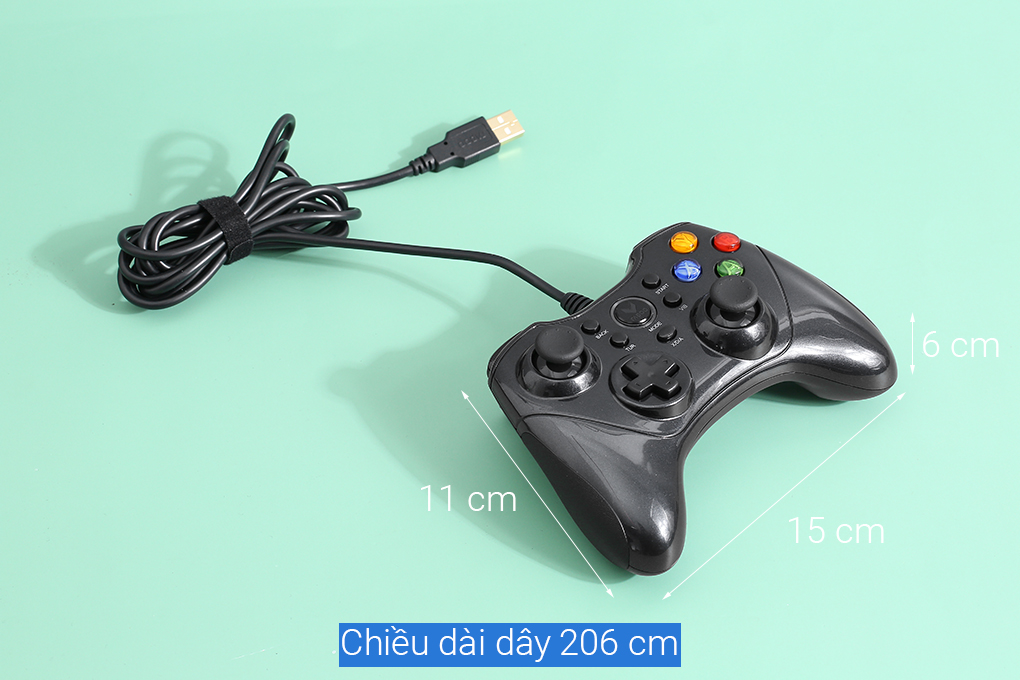 Tay Cầm Chơi Game Có Dây Rapoo V600 Đen giá rẻ