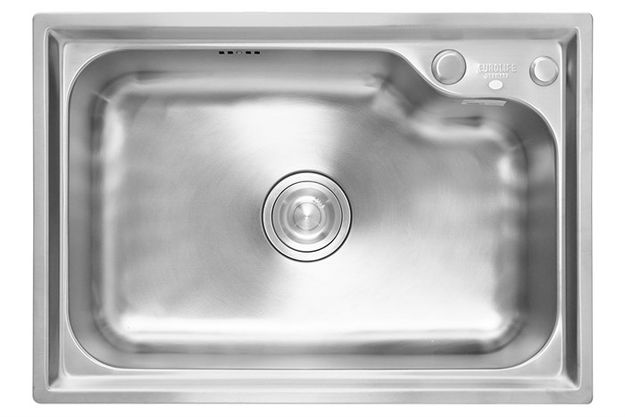 Chậu rửa chén 1 ngăn inox Eurolife EL-C6243 Màu Inox