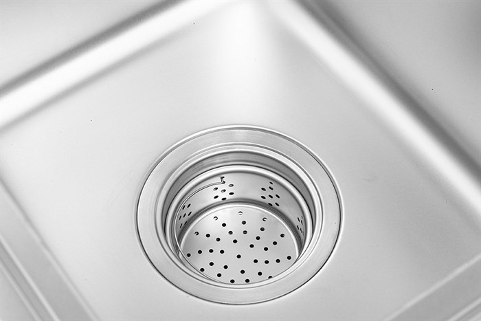 Chậu rửa chén 2 ngăn 1 hố rác inox Eurolife EL-C9245 Màu Inox