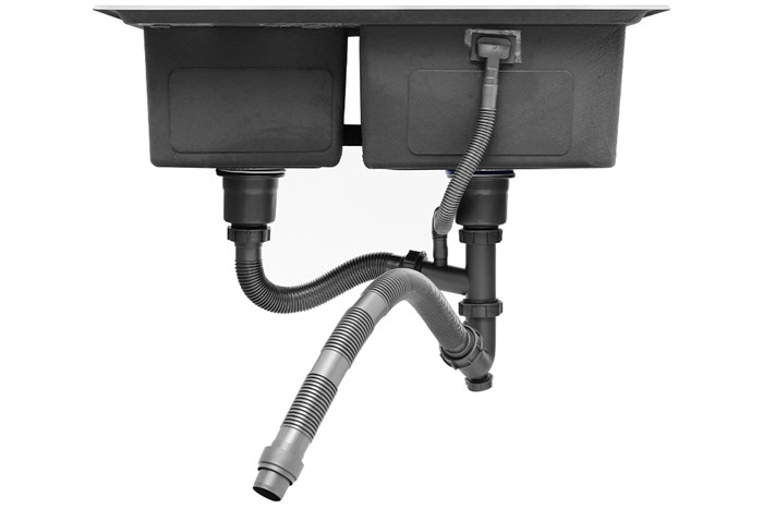 Chậu rửa chén 2 ngăn inox Eurolife EL-HM8246 Màu Inox