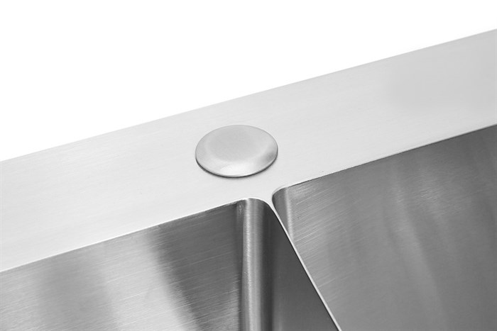 Chậu rửa chén 2 ngăn inox Eurolife EL-HM8245 Màu Inox