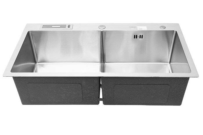 Chậu rửa chén 2 ngăn inox Eurolife EL-HM8245