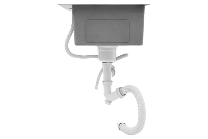 Chậu rửa chén 2 ngăn 1 cánh inox Eurolife EL-HM12050 Màu Inox