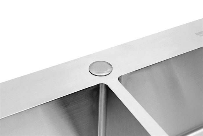 Chậu rửa chén 2 ngăn 1 cánh inox Eurolife EL-HM12050 Màu Inox