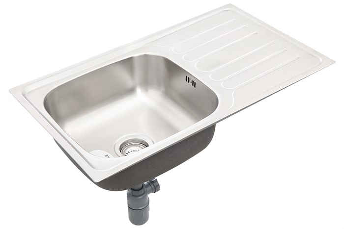 Chậu rửa chén 1 ngăn 1 cánh inox Hafele HS19-SSD1R60 (567.23.093) Màu Inox