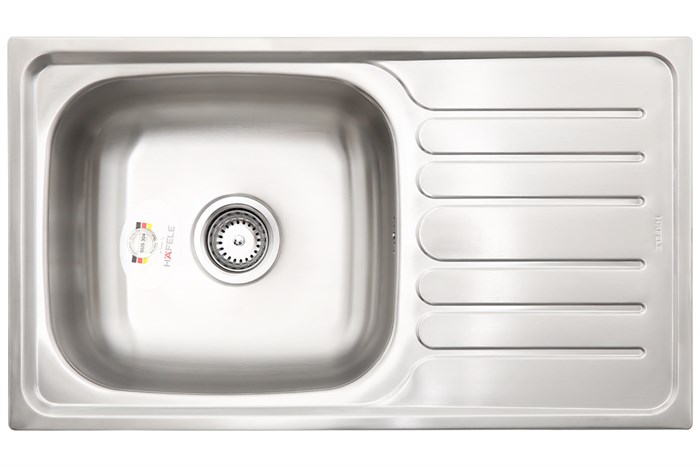 Chậu rửa chén 1 ngăn 1 cánh inox Hafele HS19-SSD1R60 (567.23.093) Màu Inox
