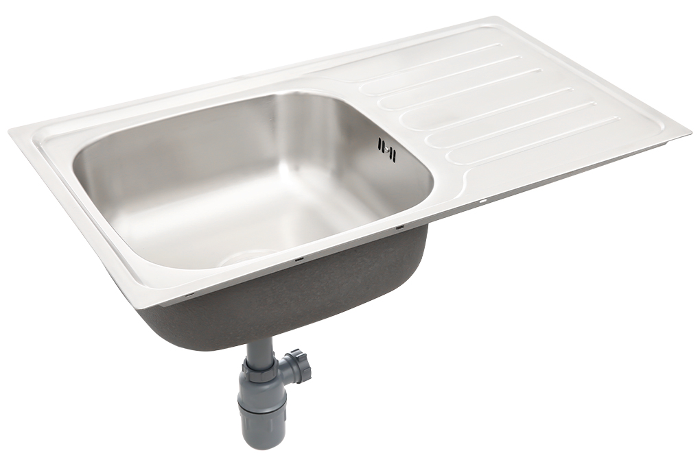 Chậu rửa chén 1 ngăn 1 cánh inox Hafele HS19-SSD1R60 (567.23.093) Màu Inox