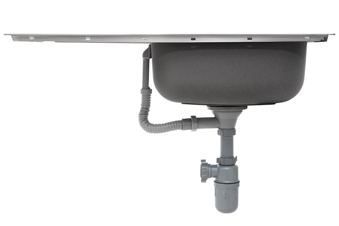 Chậu rửa chén 1 ngăn 1 cánh inox Hafele HS19-SSD1R60 (567.23.093) Màu Inox