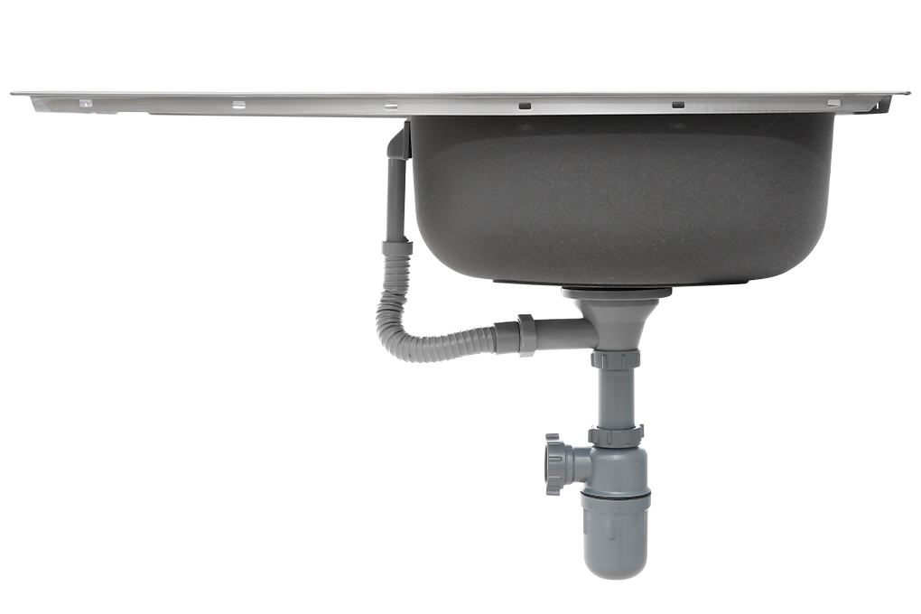 Chậu rửa chén 1 ngăn 1 cánh inox Hafele HS19-SSD1R60 (567.23.093) Màu Inox