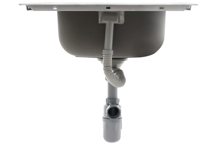 Chậu rửa chén 1 ngăn 1 cánh inox Hafele HS19-SSD1R60 (567.23.093) Màu Inox