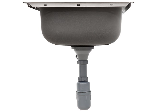 Chậu rửa chén 1 ngăn 1 cánh inox Hafele HS19-SSD1R60 (567.23.093) Màu Inox