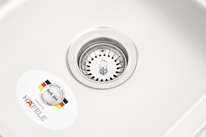 Chậu rửa chén 1 ngăn 1 cánh inox Hafele HS20-SSN1S60 (567.20.266) Màu Inox