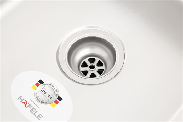 Chậu rửa chén 1 ngăn 1 cánh inox Hafele HS20-SSN1S60 (567.20.266) Màu Inox