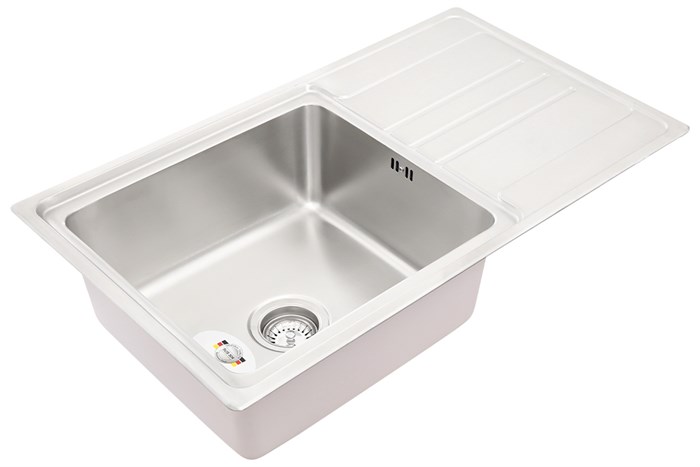 Chậu rửa chén 1 ngăn 1 cánh inox Hafele HS20-SSN1S60 (567.20.266) Màu Inox