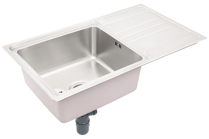 Chậu rửa chén 1 ngăn 1 cánh inox Hafele HS20-SSN1S60 (567.20.266) Màu Inox