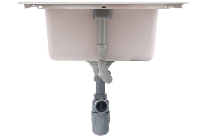 Chậu rửa chén 1 ngăn 1 cánh inox Hafele HS20-SSN1S60 (567.20.266) Màu Inox