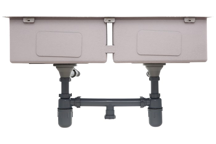 Chậu rửa chén 2 ngăn inox Hafele HS20-SSN2S90 (567.20.537) Màu Inox