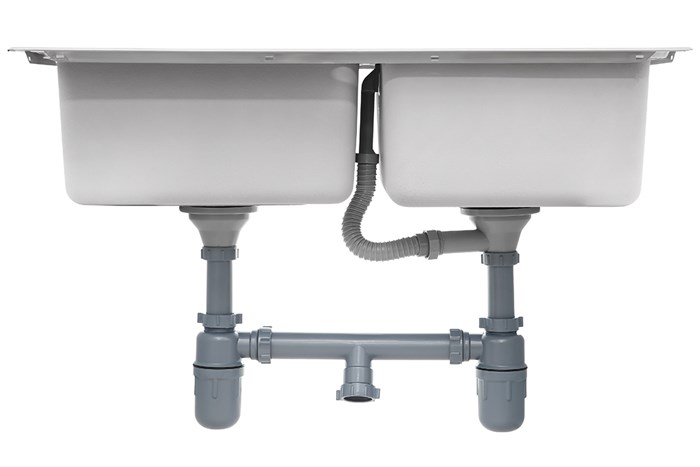 Chậu rửa chén 2 ngăn inox Hafele HS20-SSN2S90L (567.20.546) Màu Inox